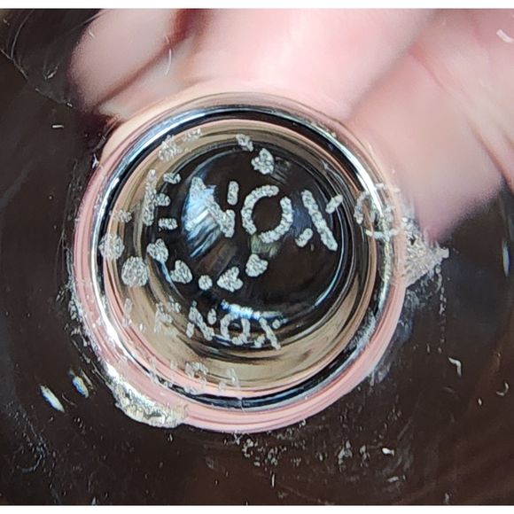 Lenox Crystal Firelight Platinum Water Goblets Set of 2 - Picture 2 of 13